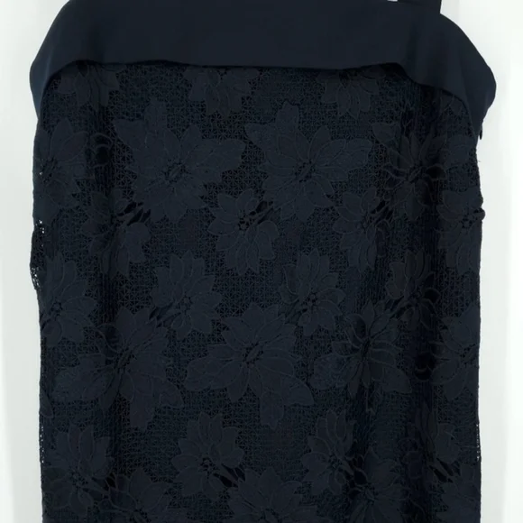 Banana Republic Limited Edition Navy Bow Back Lace Dress - Picture 4 of 7